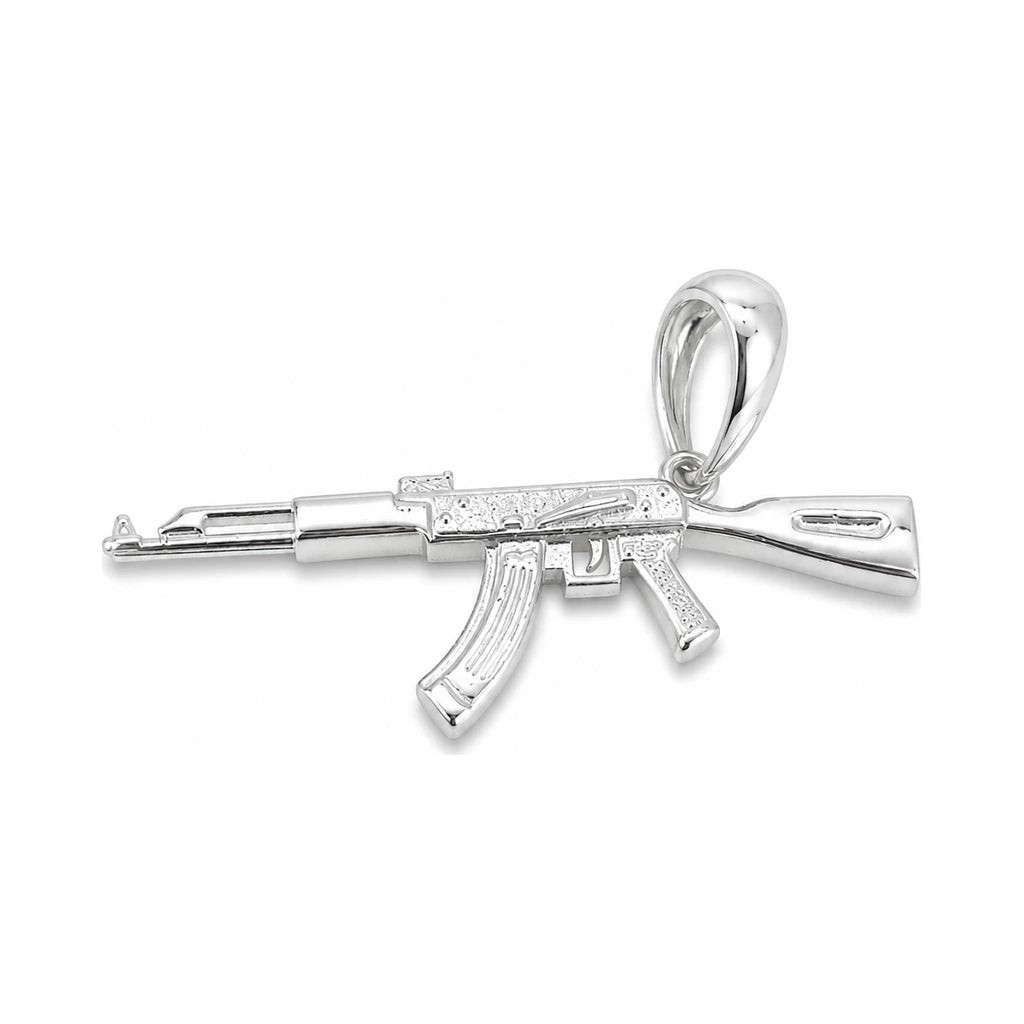 AK47 Silber-Anhänger groß — Ansicht 3