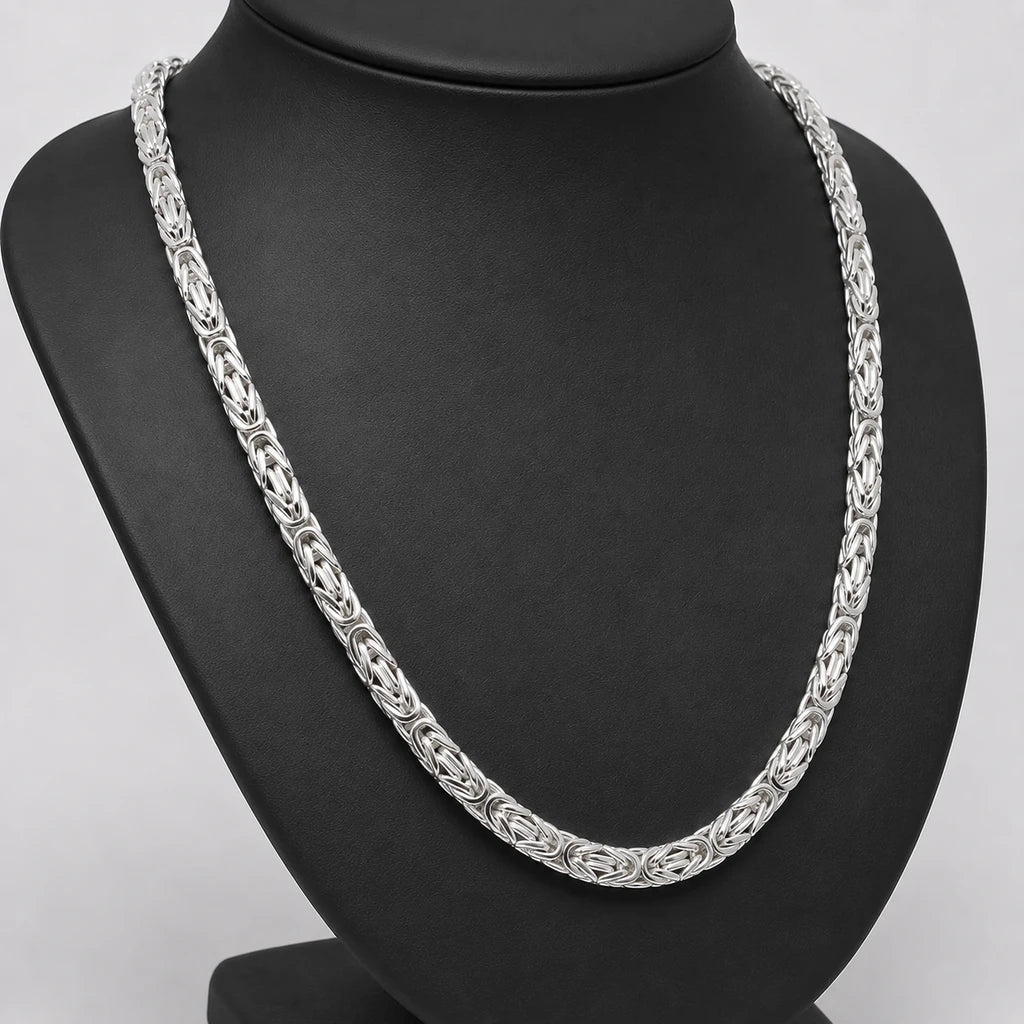 Silber Halskette Detail