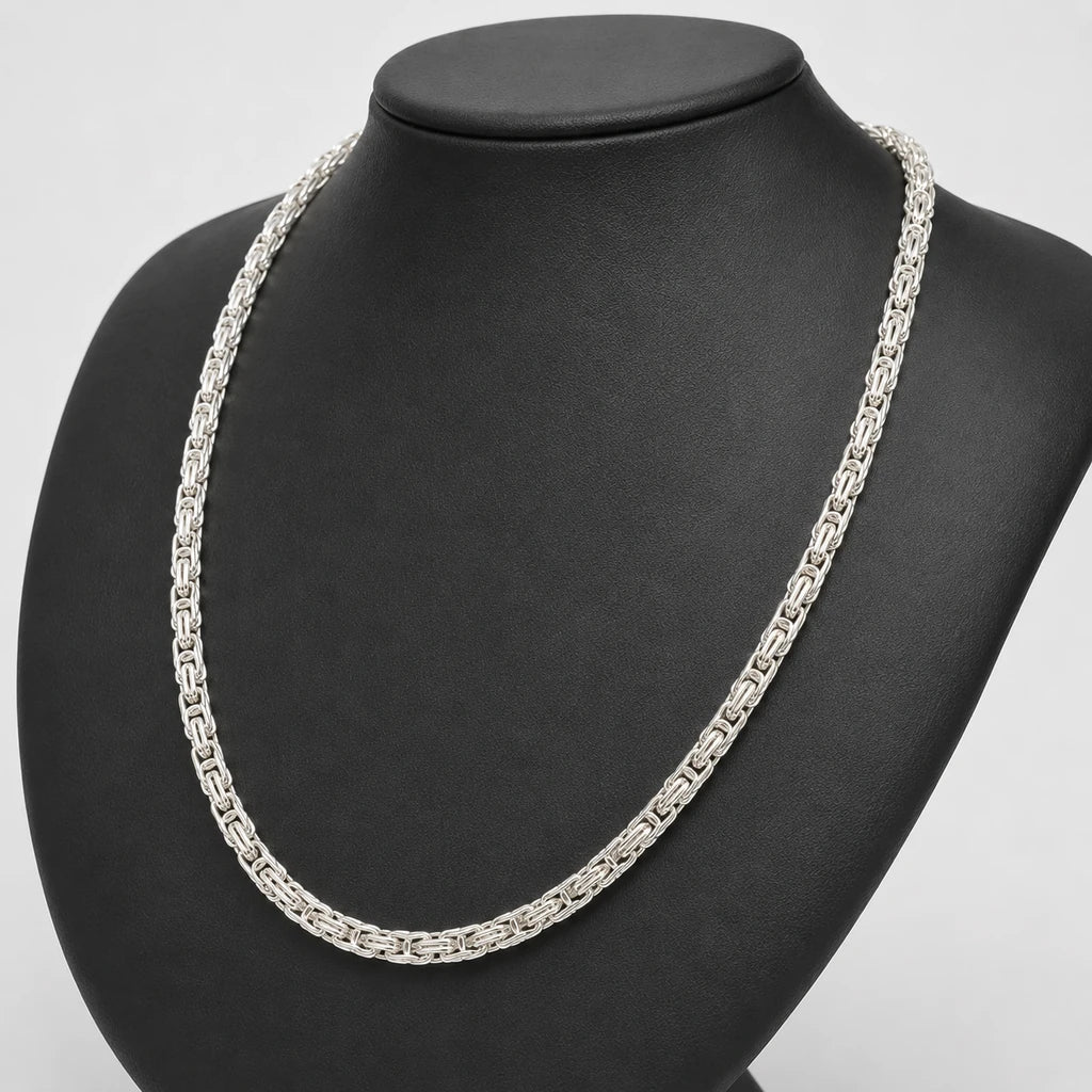Silber Halskette Detail