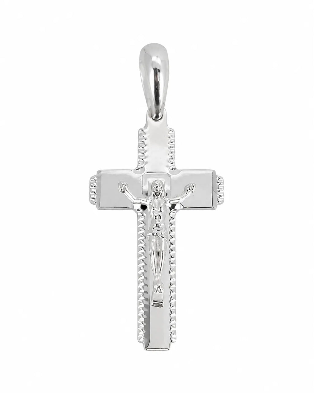 Silber Kreuzanhänger frontal