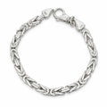 Silber Armband rund