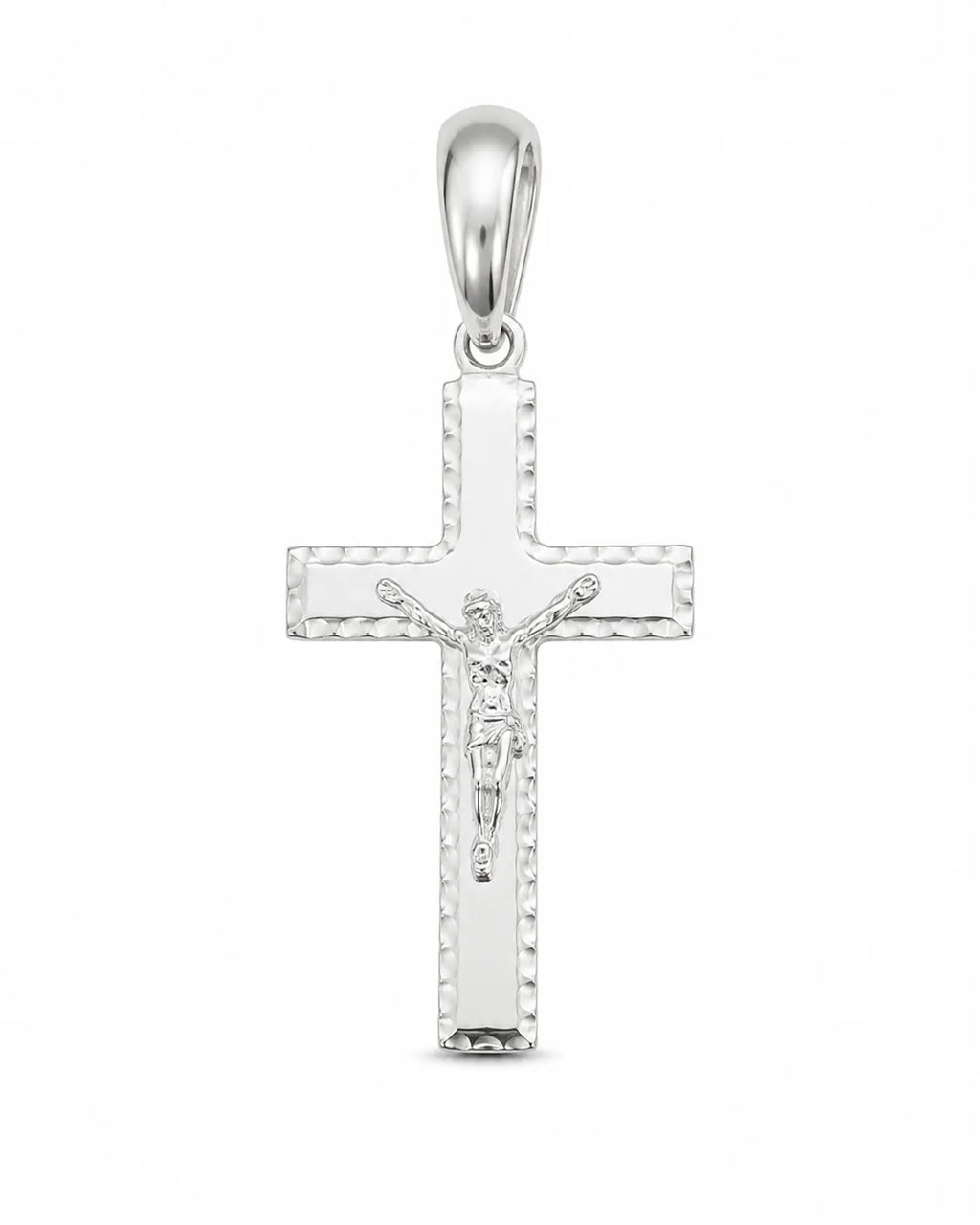 Silber Kreuzanhänger frontal