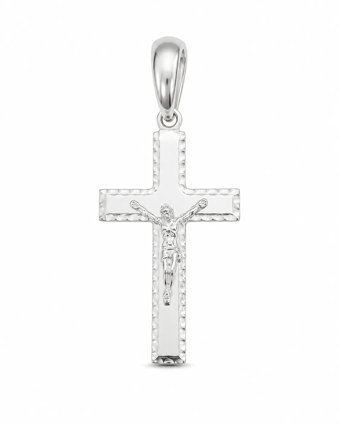 Silber Kreuzanhänger frontal