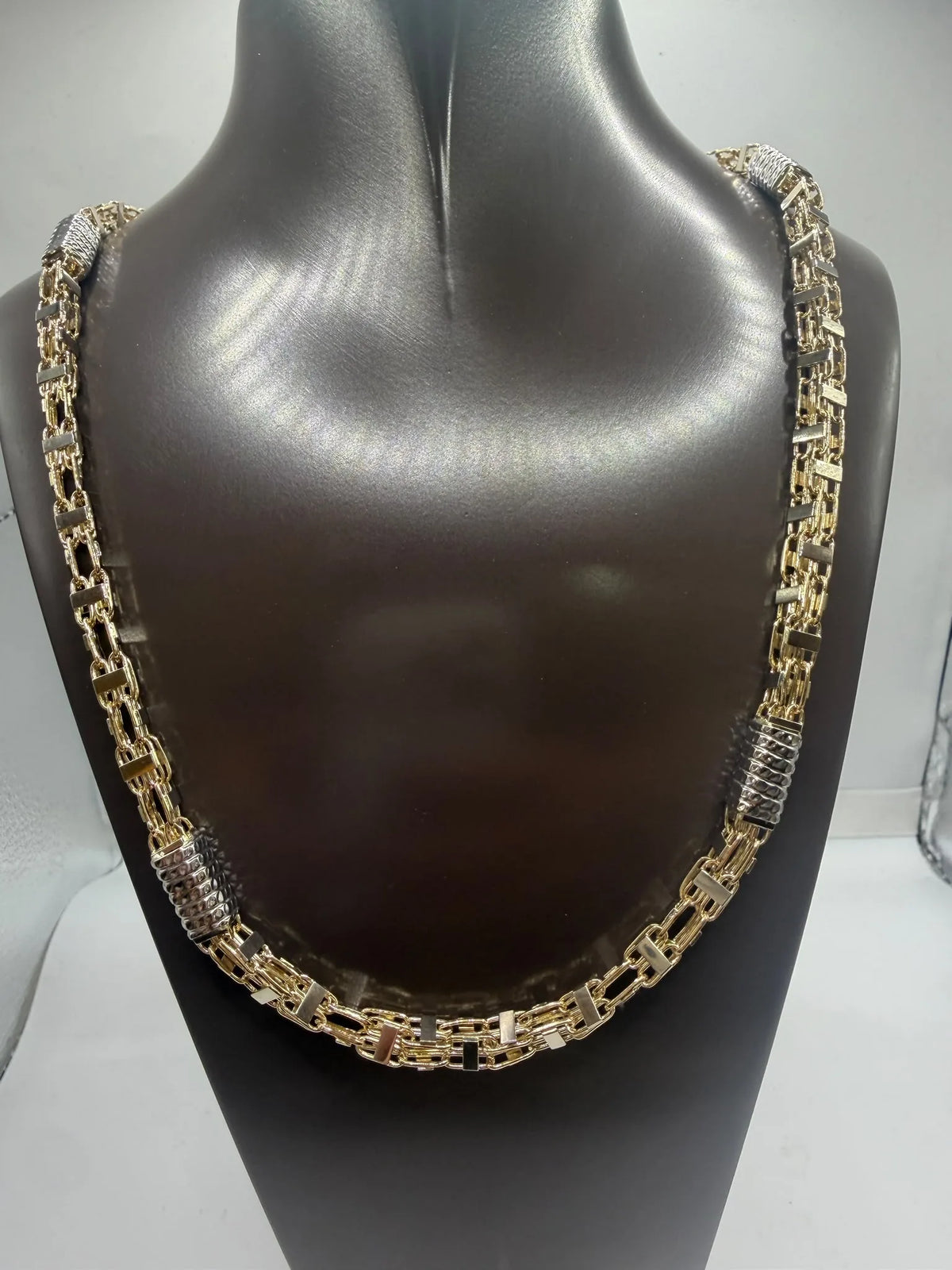 14 kt Gold Käfigkette