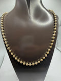 14 kt Gold Kugelkette