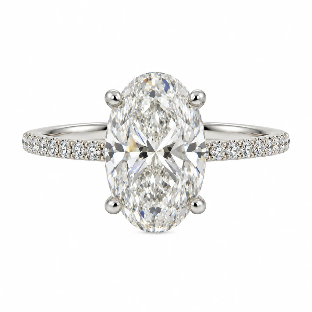 Labordiamant-Ring Oval 2,10 ct
