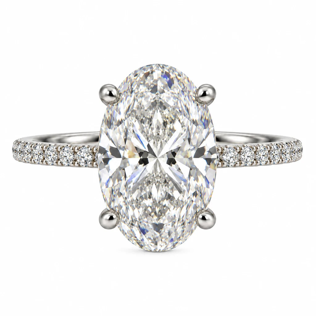 Labordiamant-Ring Oval 3,10 ct